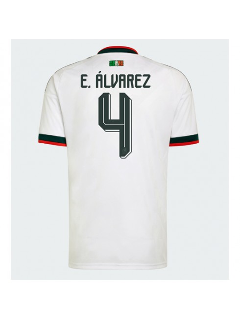 Mexiko Edson Alvarez #4 Replika Borta Kläder VM 2026 Kortärmad Mexiko Edson Alvarez #4 Replika Borta Kläder VM 2026 Kortärmad